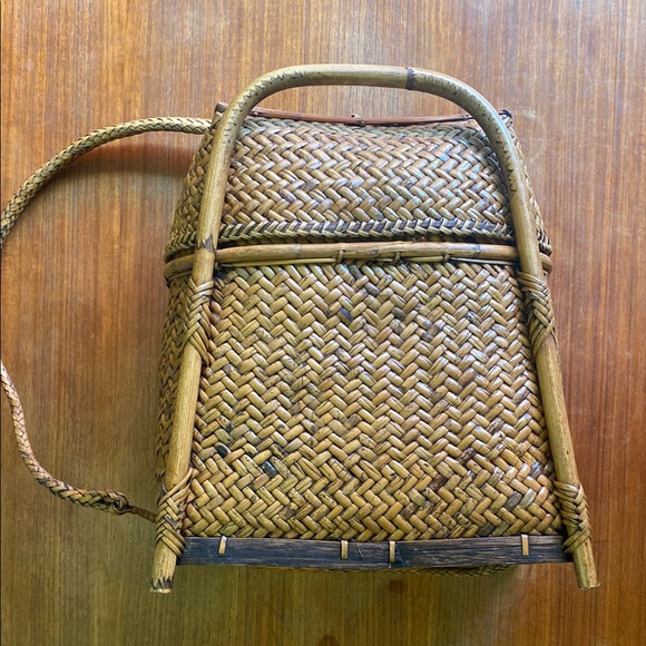 Bags | Rattan Pasiking Basket Backpack | Poshmark